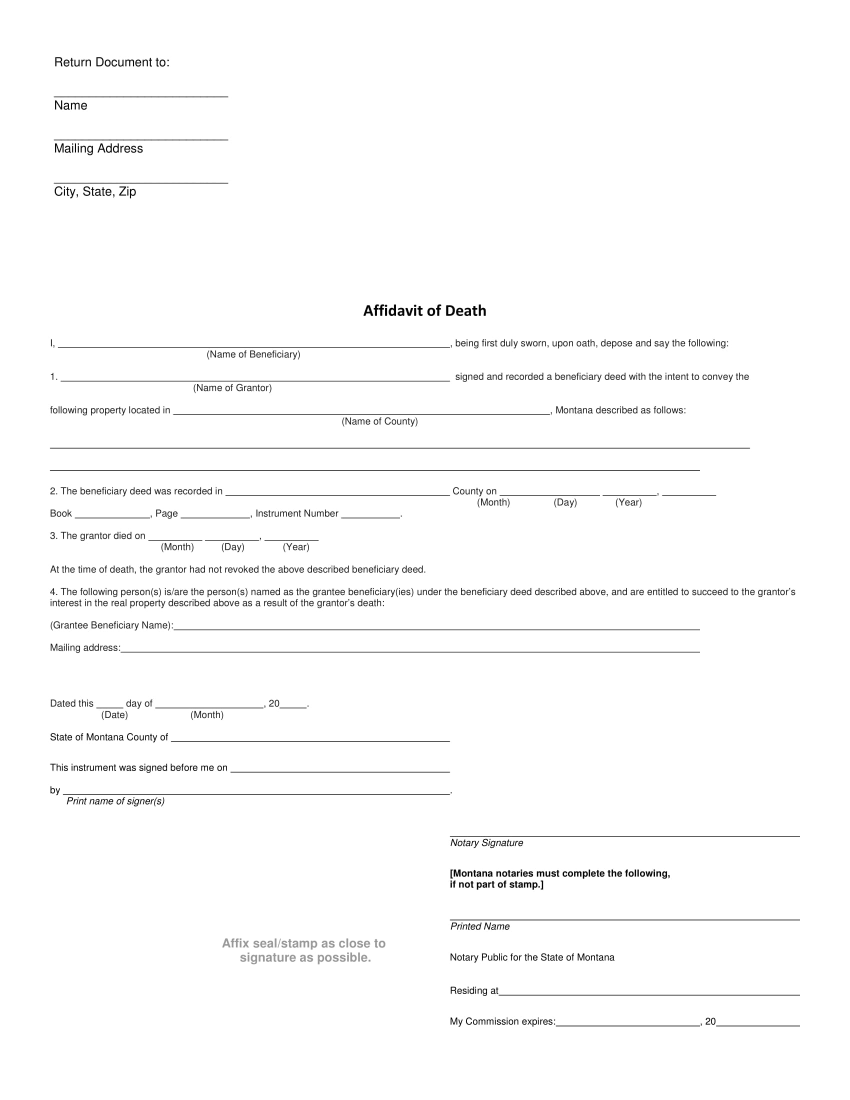 FREE 30+ Affidavit Forms in PDF | Ms Word | Excel