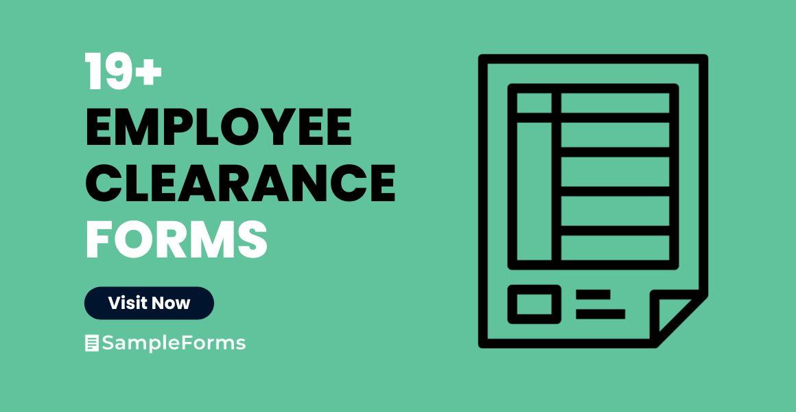 employee clearance formss