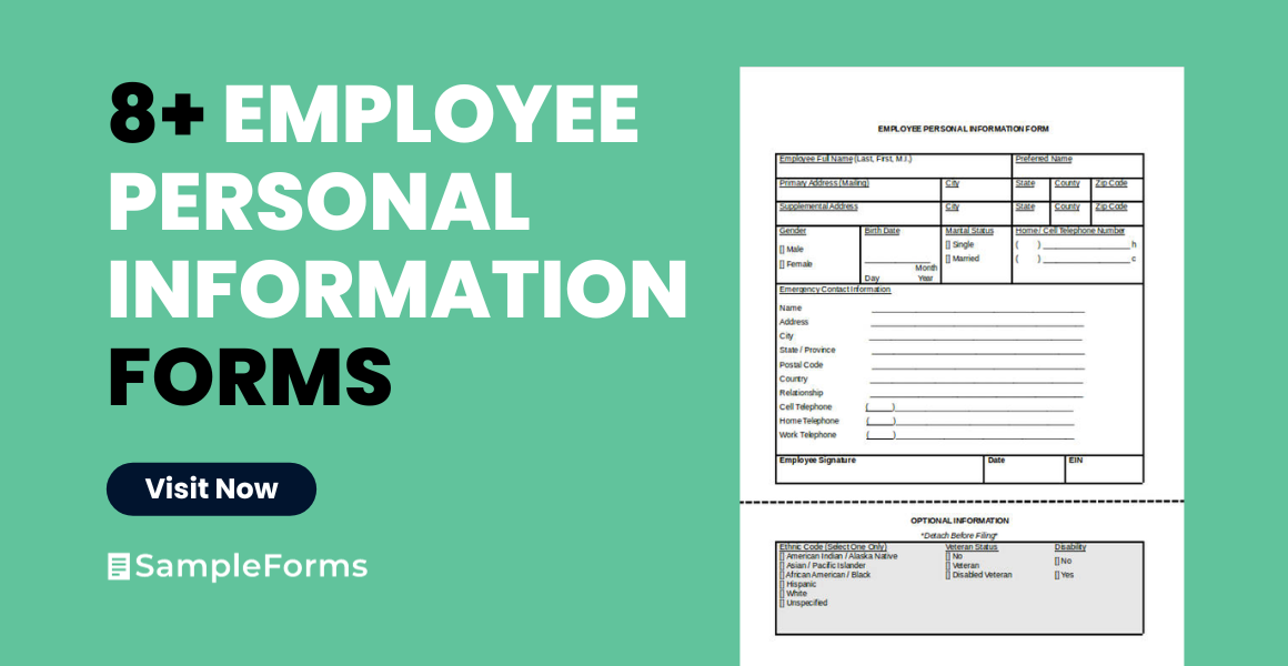 employee personal information form