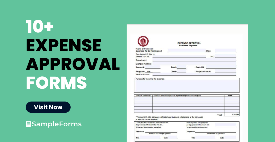 expense approval form