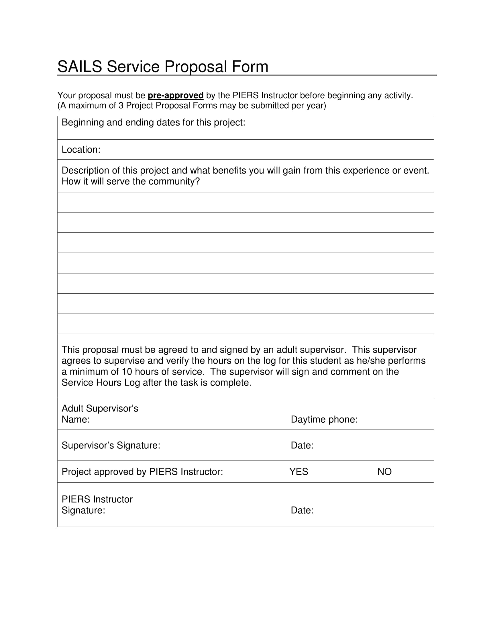 free service proposal form 1