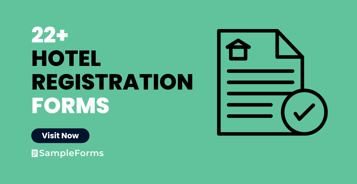 FREE Hotel Registration Forms In PDF Ms Word