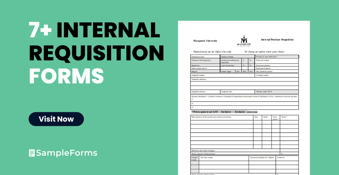 internal requisition form
