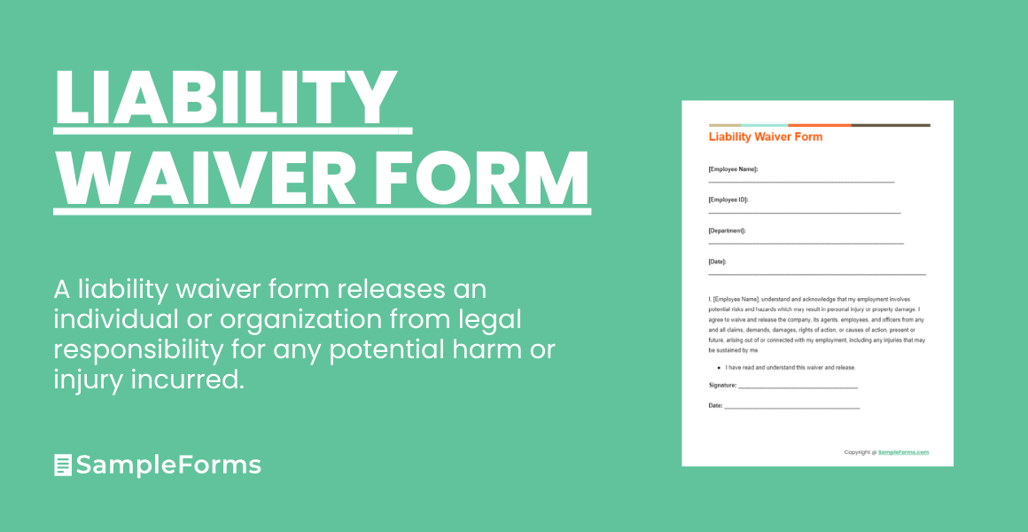 liability waiver form