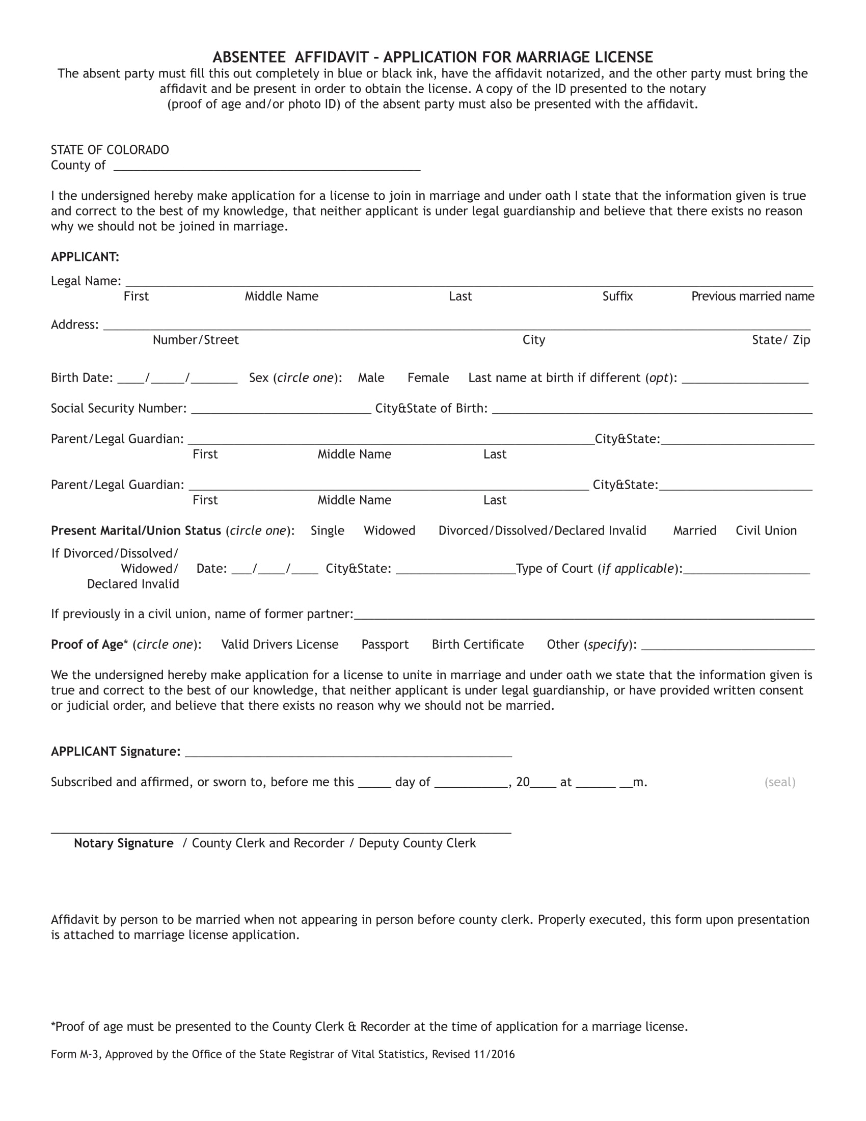 marriage license sample application Application 10 Marriage Varieties Useful of Forms