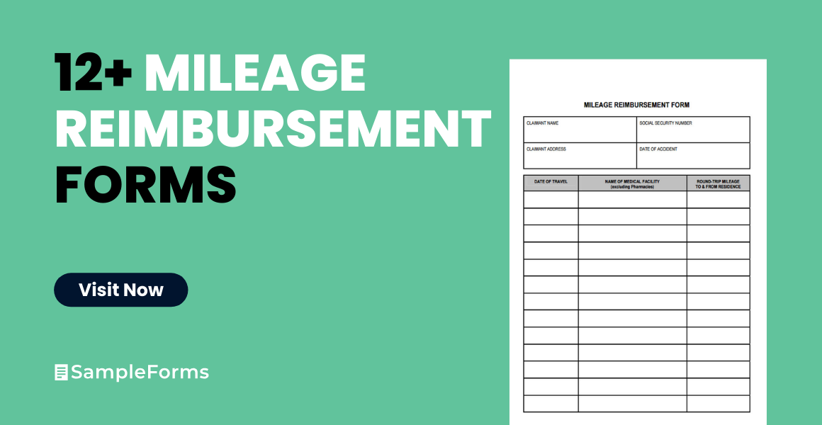 mileage reimbursement form
