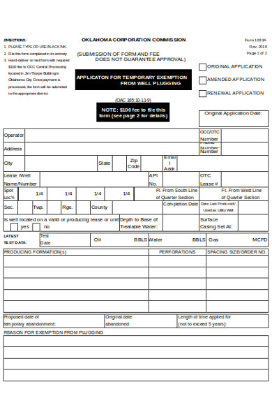 FREE 10+ Notice of Exemption Form Samples, PDF, MS Word, Google Docs, Excel