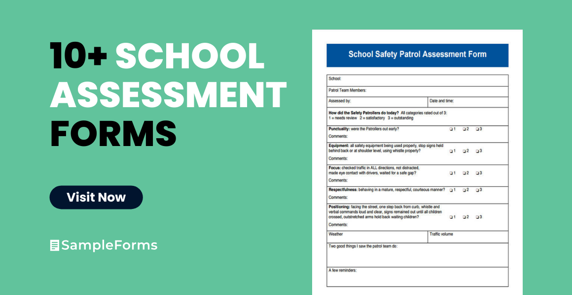 school assessment form