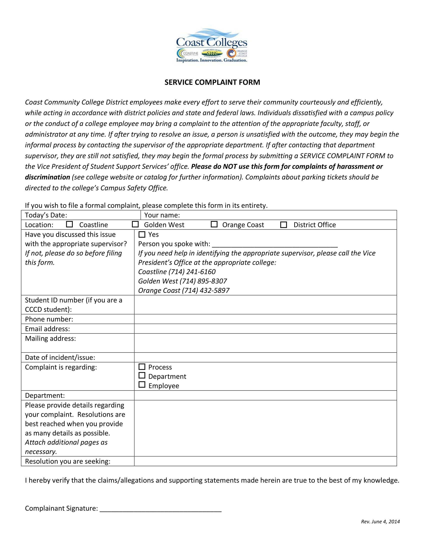 service complaint form in pdf 1