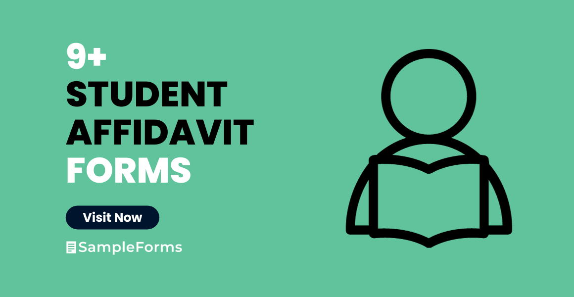 student affidavit form