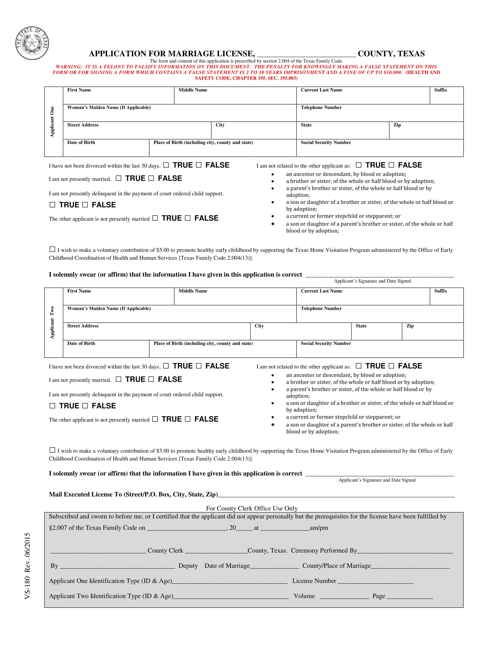 fillable license application form 1