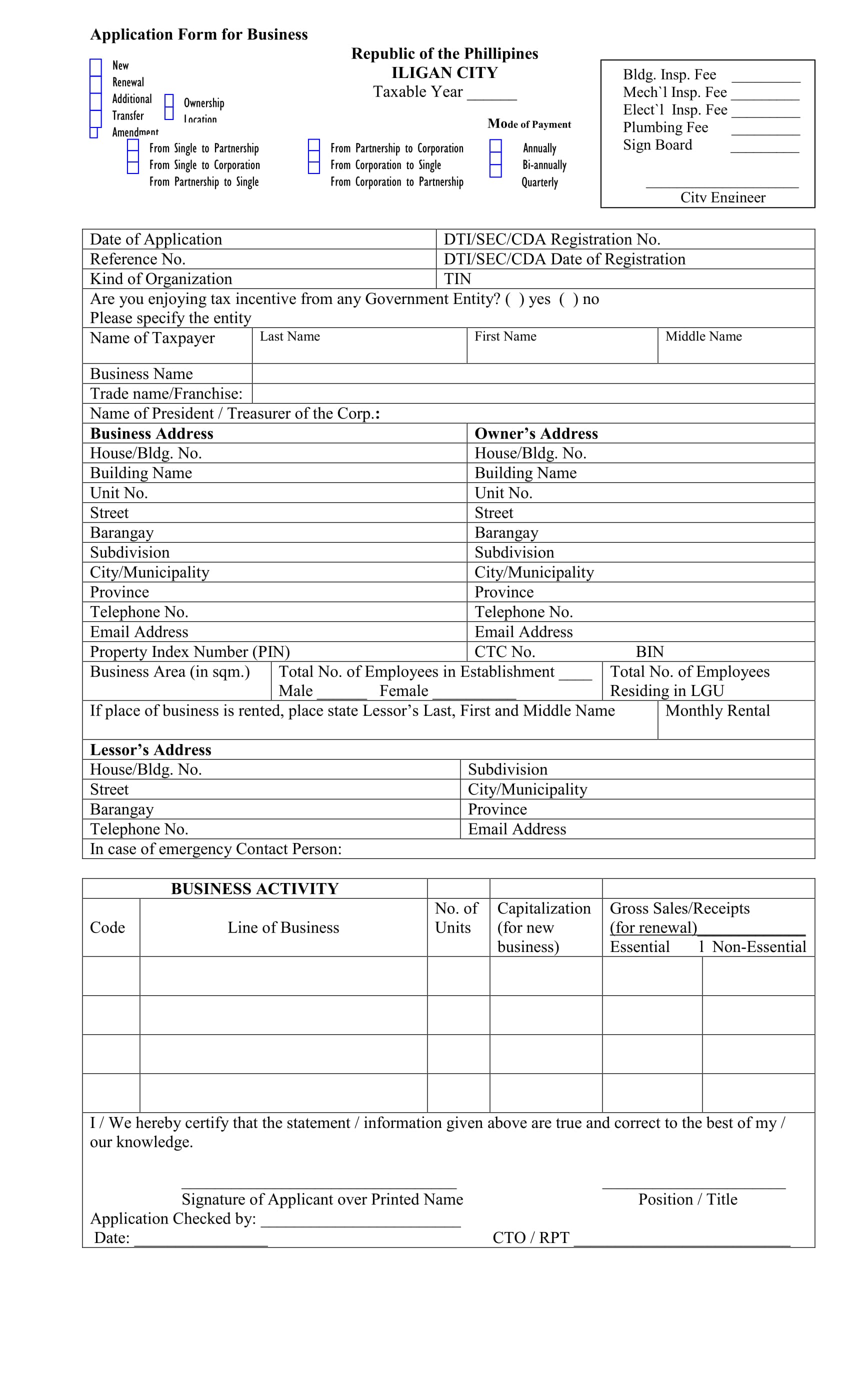 FREE 9+ Permit Application Forms in PDF Ms Word Excel