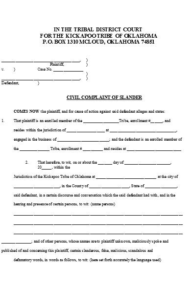 free-11-civil-complaint-forms-in-pdf-ms-word