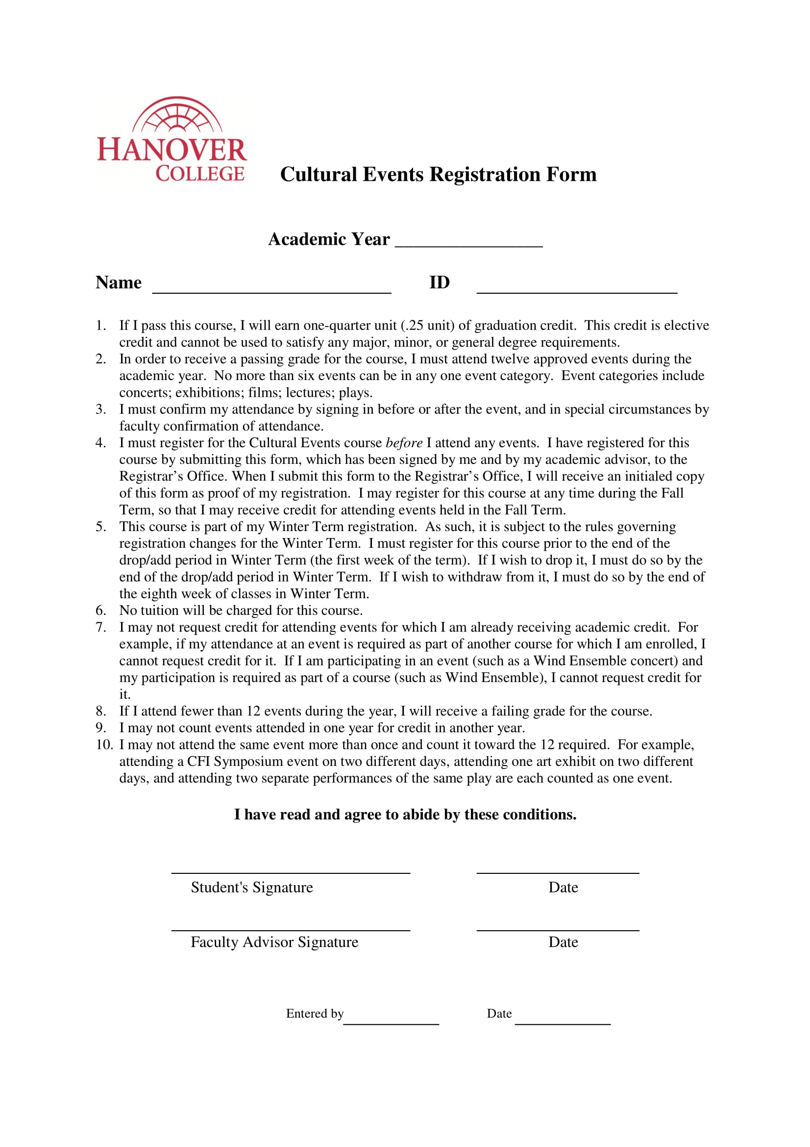 cultural events registration form 1