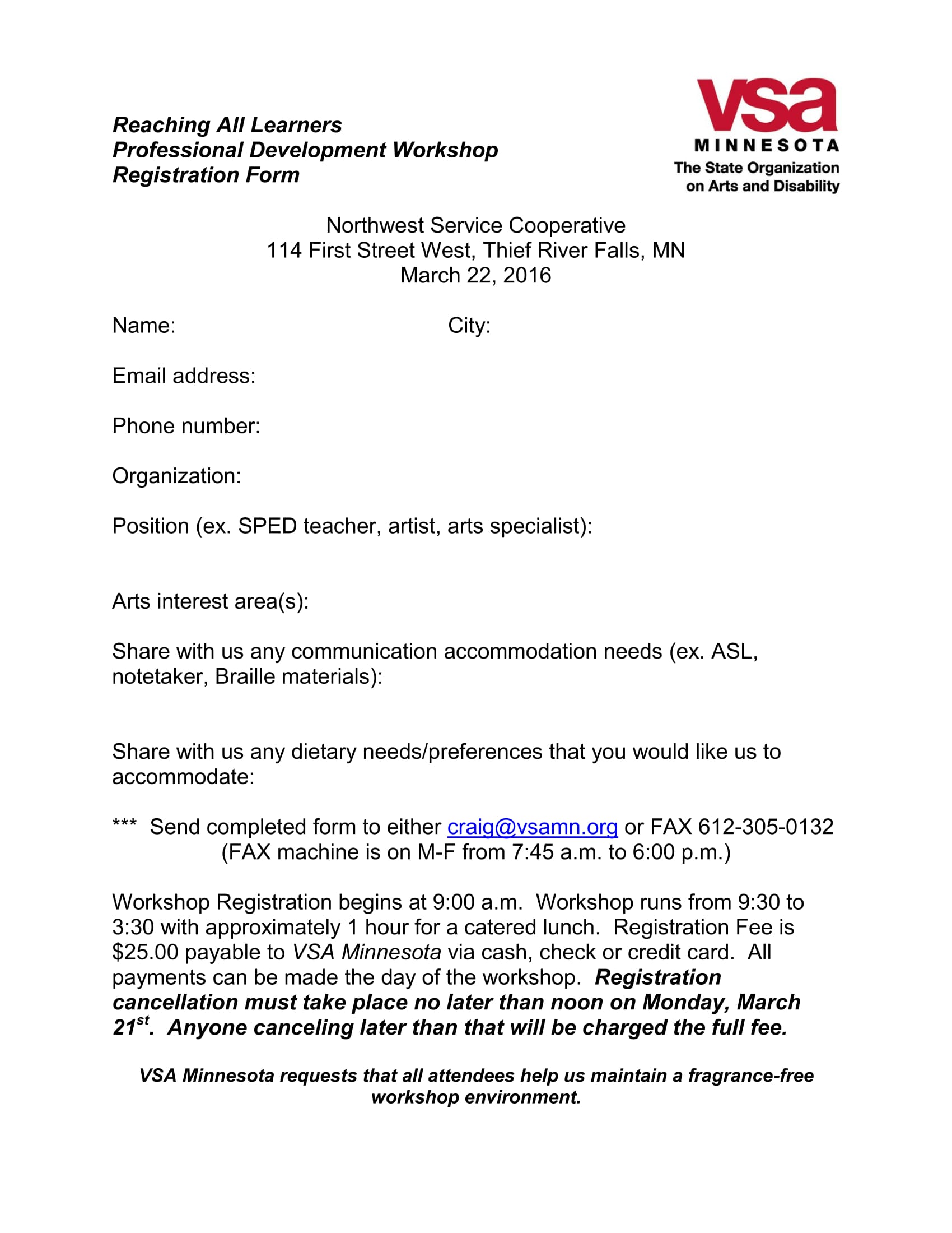 FREE 4+ Professional Development Workshop Registration Forms in PDF