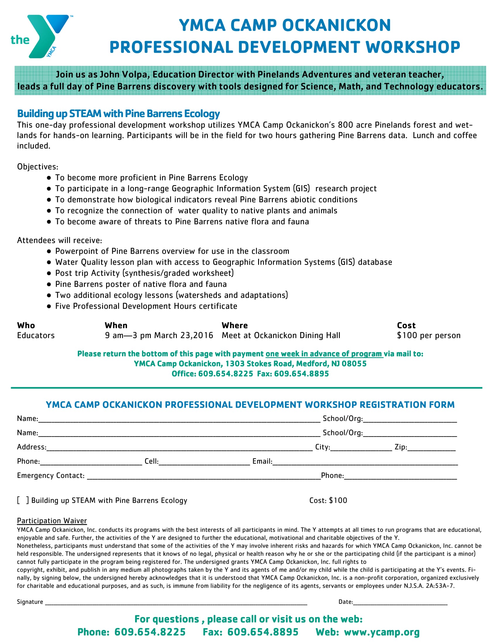 FREE 4+ Professional Development Workshop Registration Forms in PDF