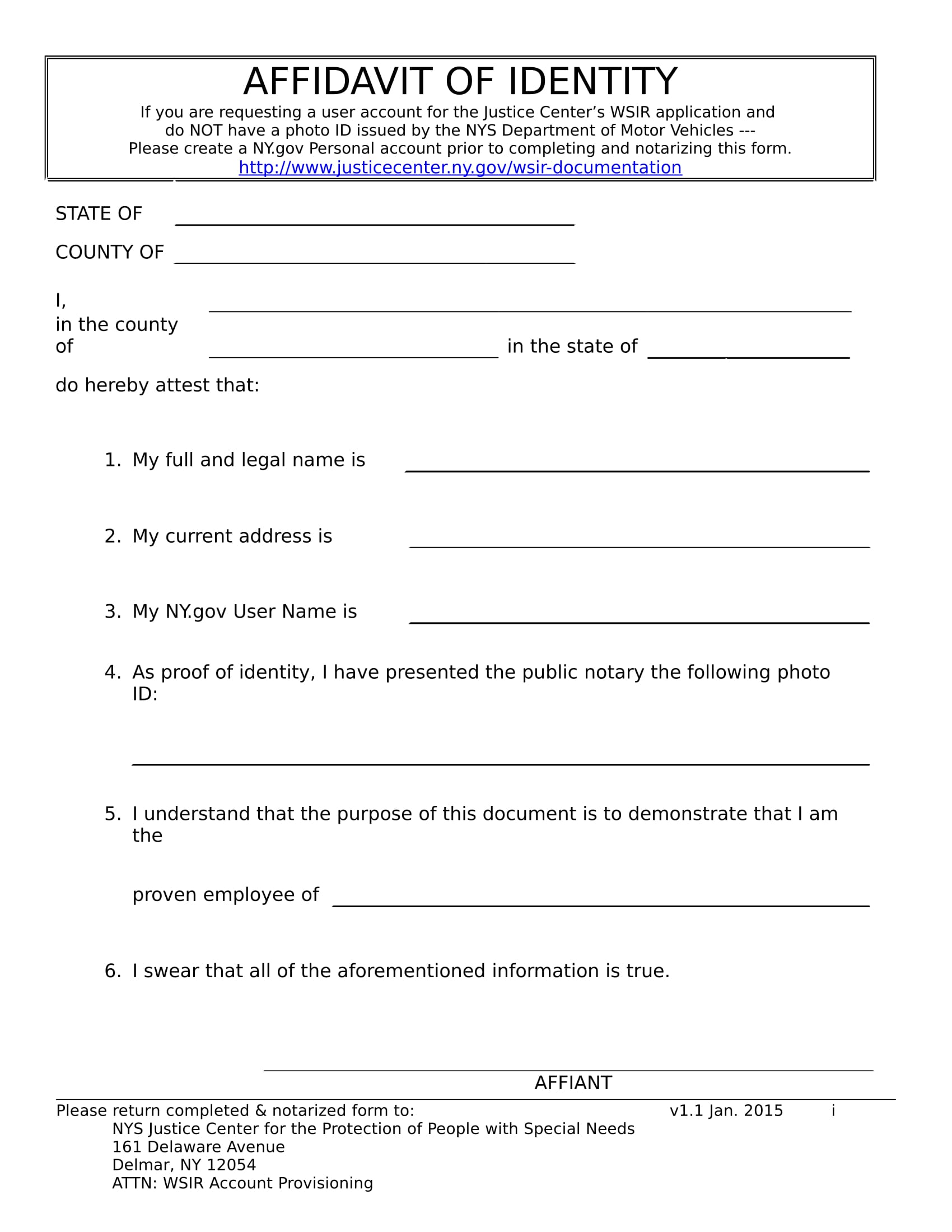 affidavit-letter-template