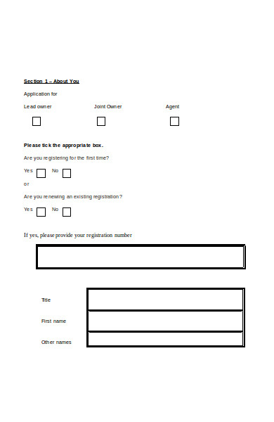 landlord registration application form