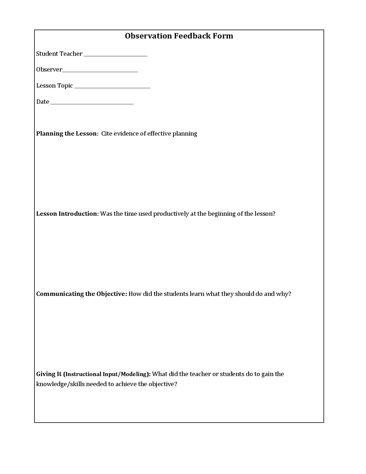 free-11-observational-feedback-forms-in-pdf-ms-word