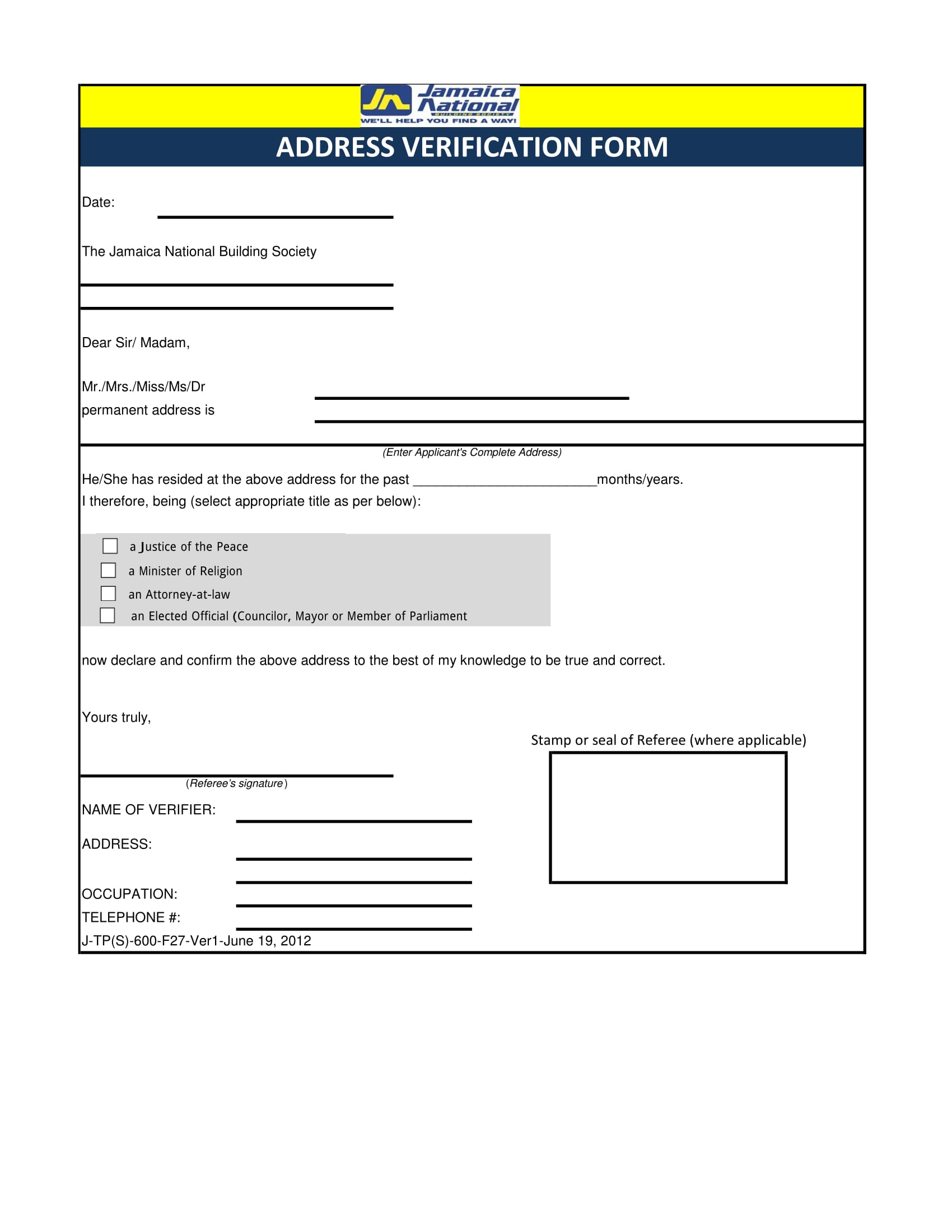 What Is An Address Verification Form Definition Uses Purpose 