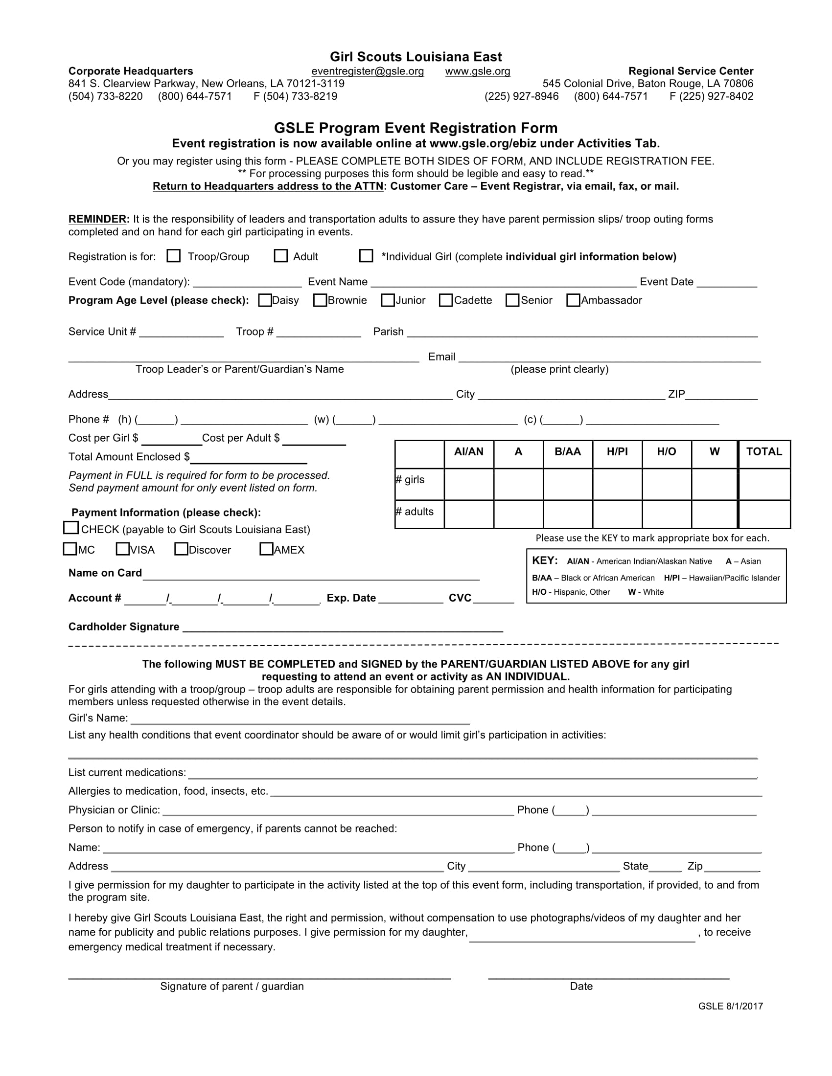 program event registration form 11