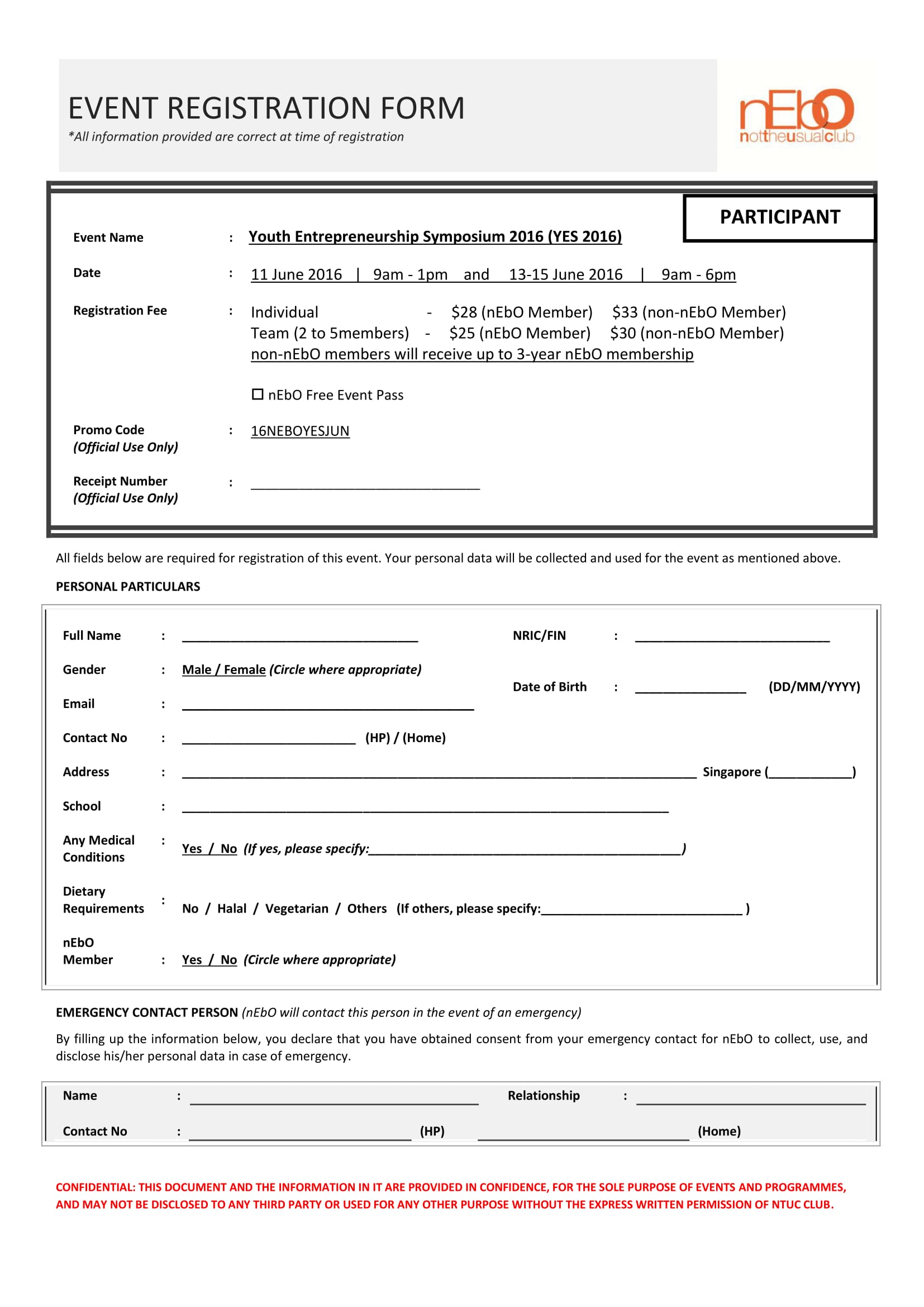 symposium event registration form 1