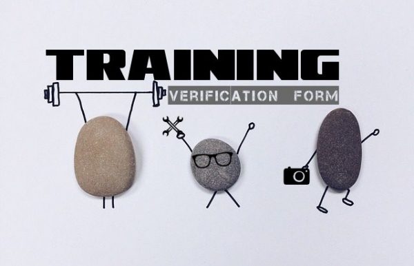 training verification form e