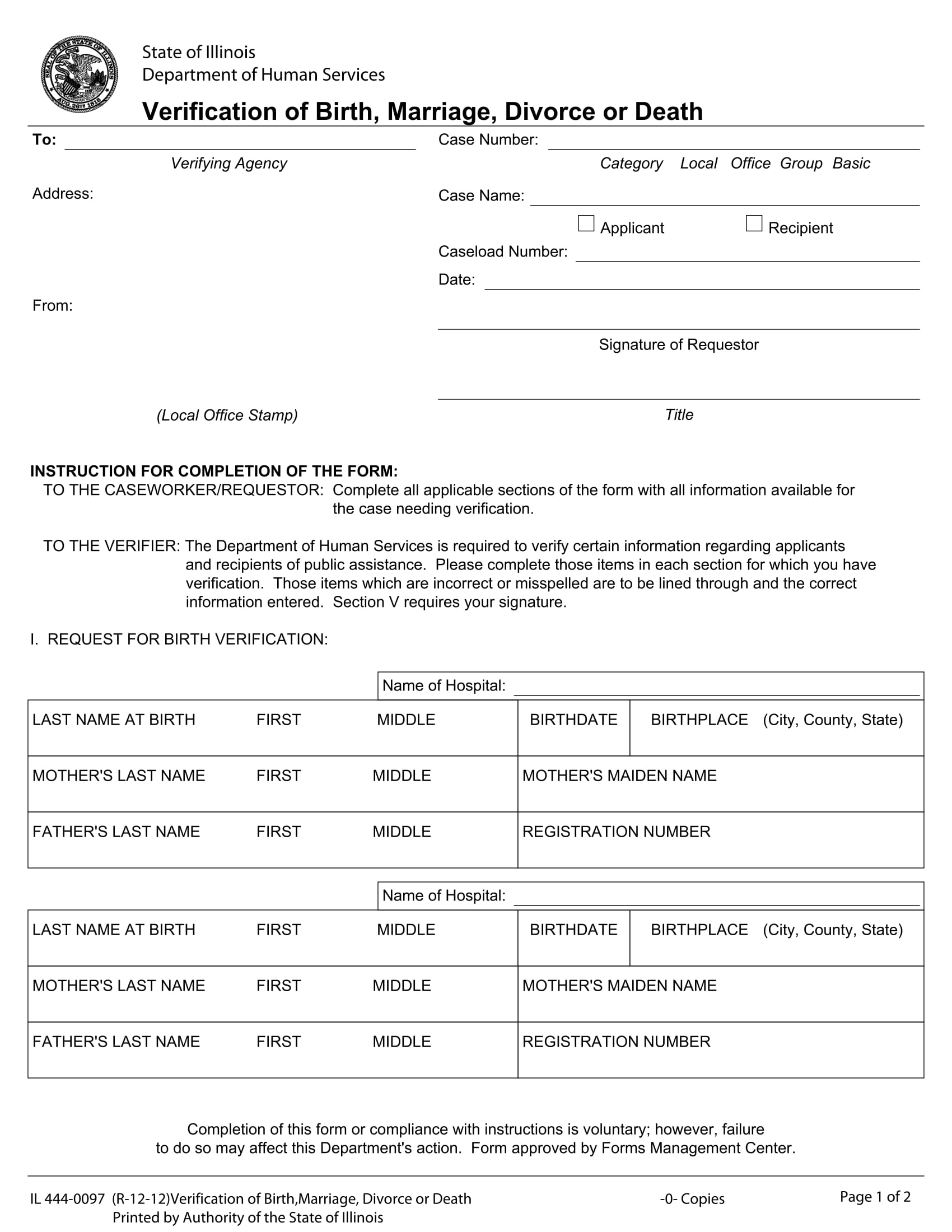 What Is A Birth Verification Form Definition Importance Purpose 