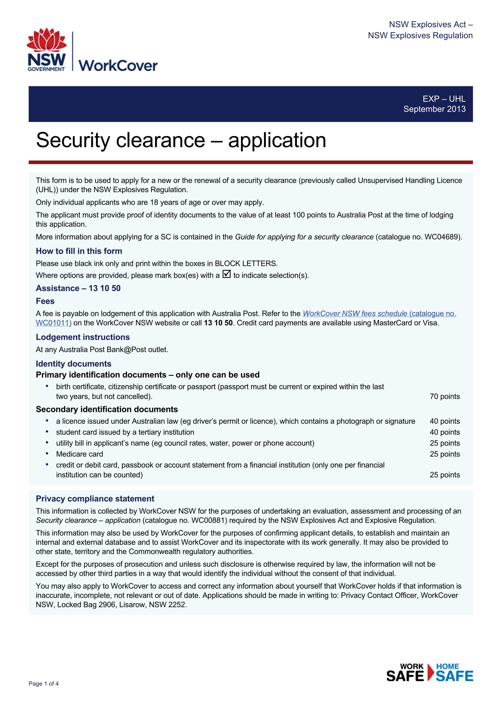 wc00881 0914 269035 security clearance application form licence static 1