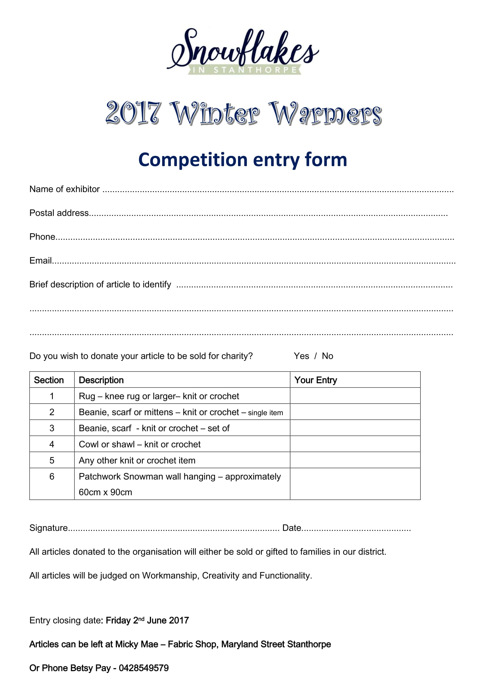 winter competition entry form 1