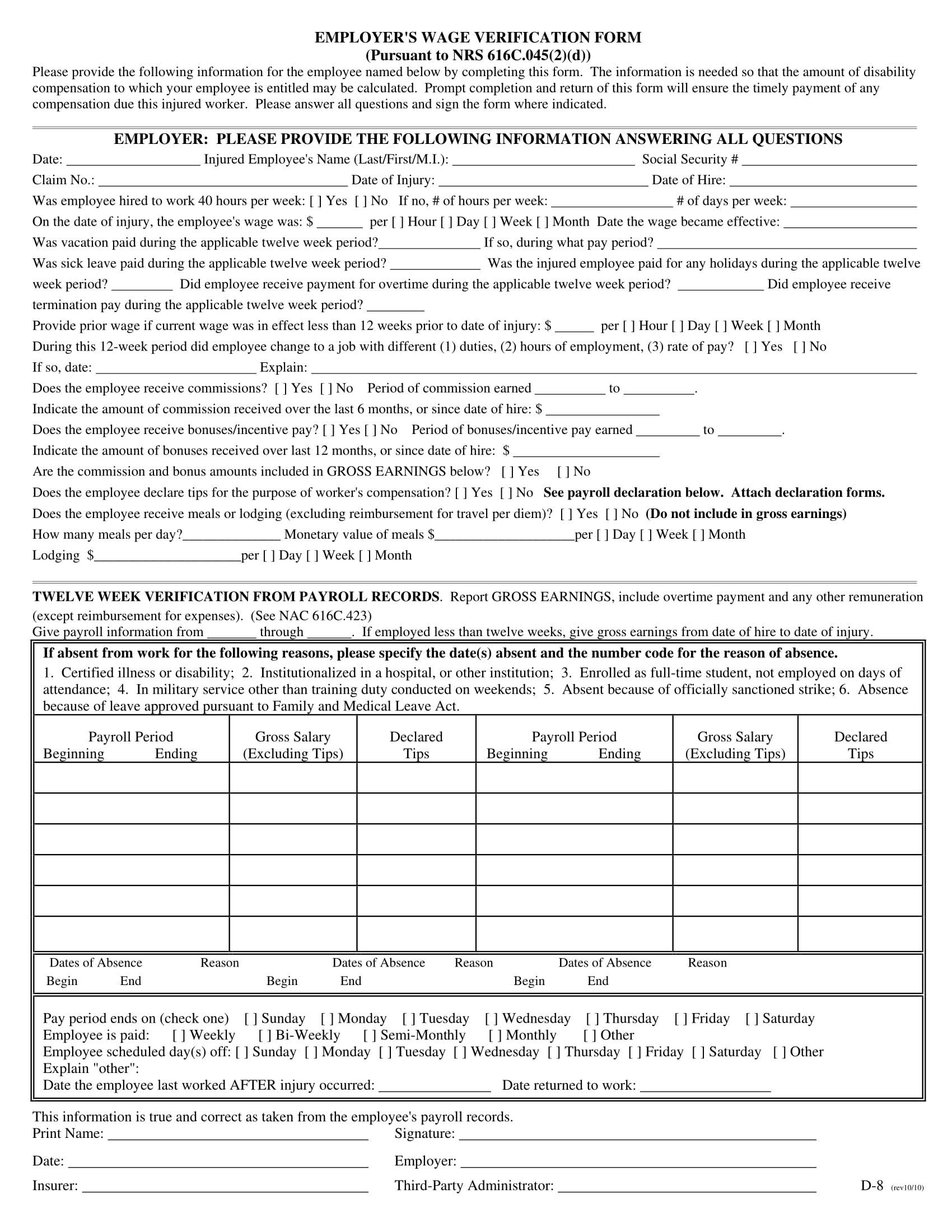 what-is-a-payroll-verification-form-definition-importance-samples