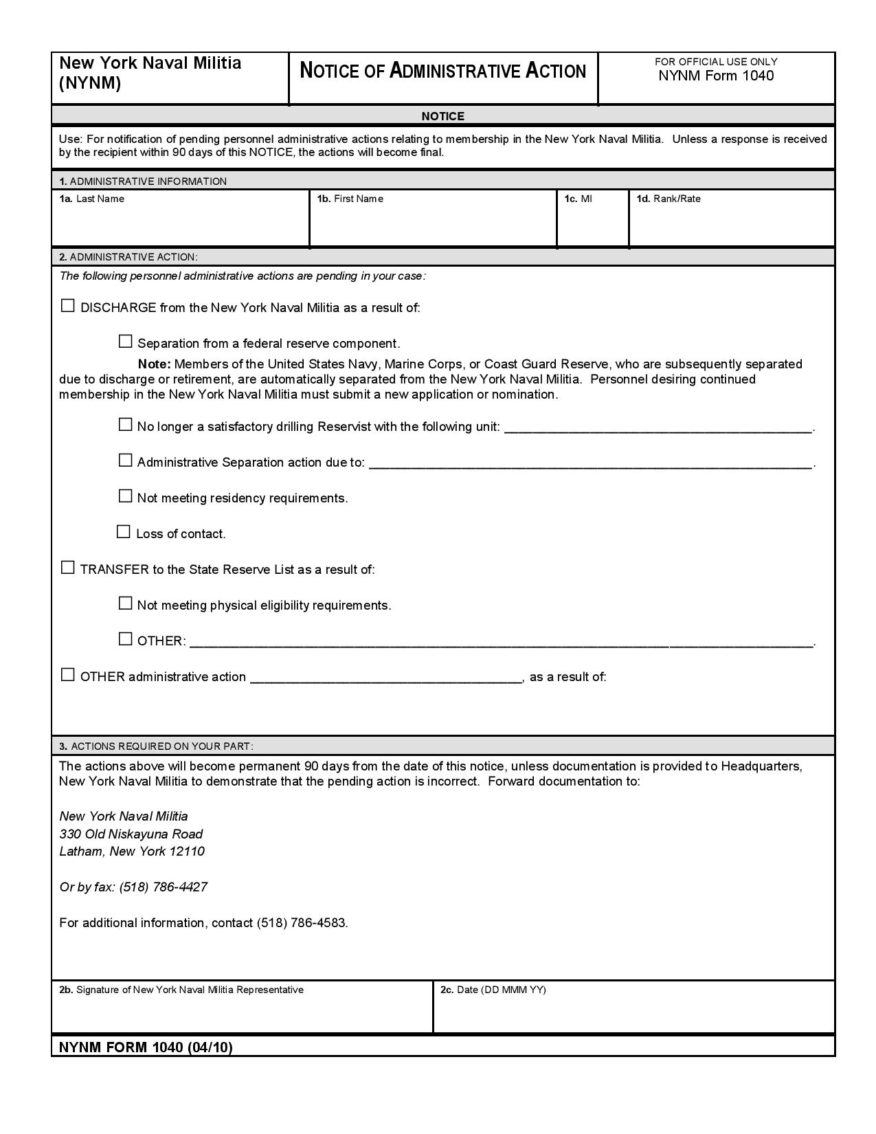 administrative action form page 001