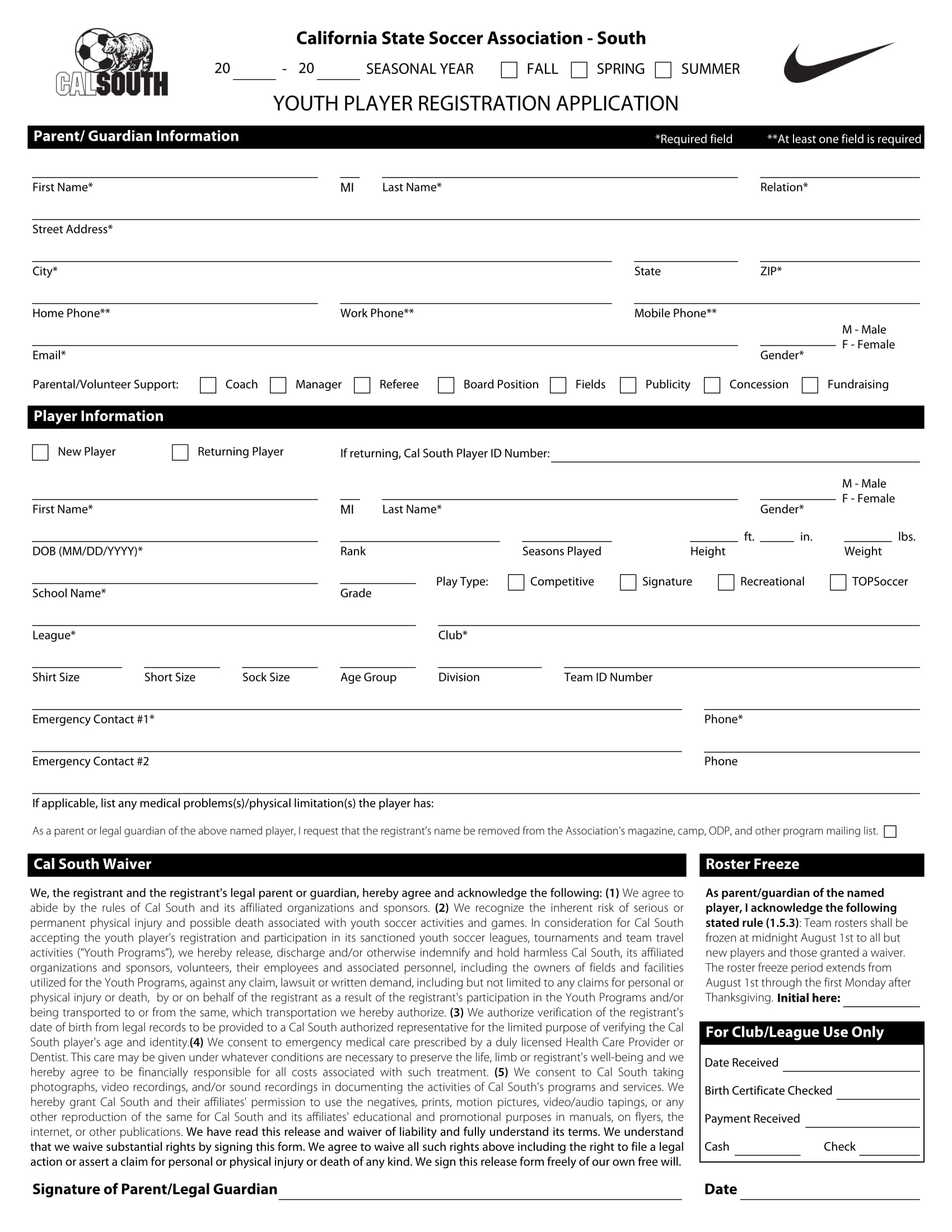 FREE 9 Blank Registration Forms In PDF FREE 9 Blank Registration Forms In PDF