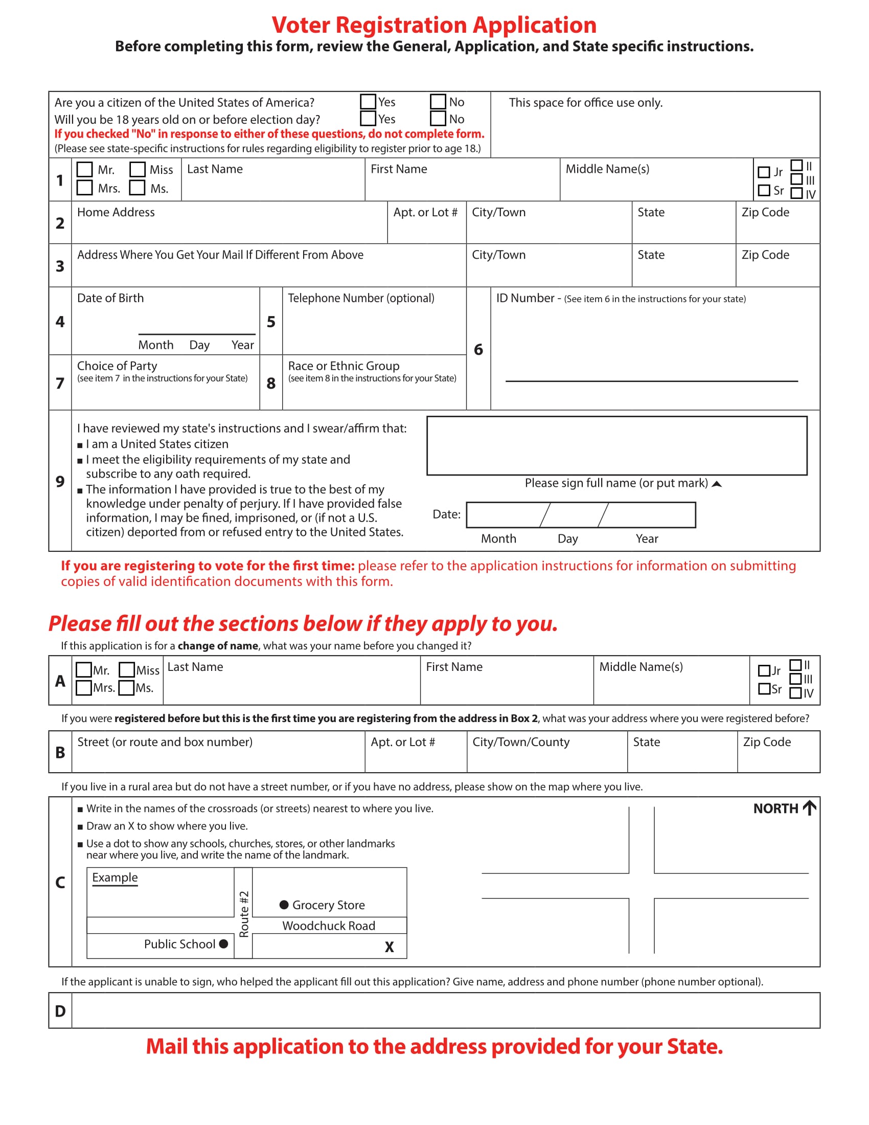 FREE 9 Blank Registration Forms In PDF