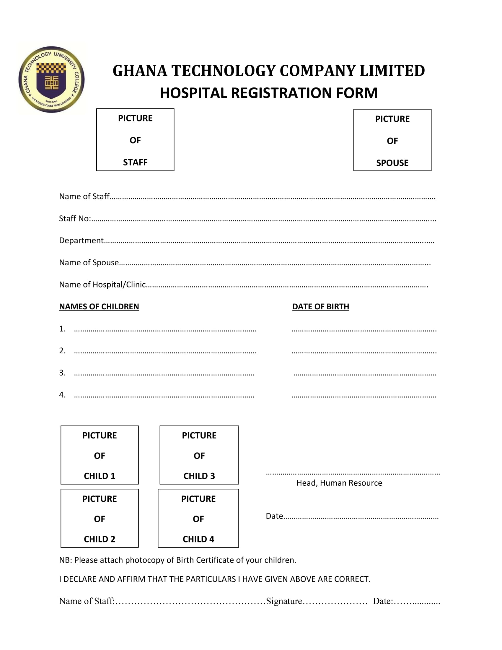FREE 17+ Hospital Registration Form Samples, PDF, MS Word, Google Docs