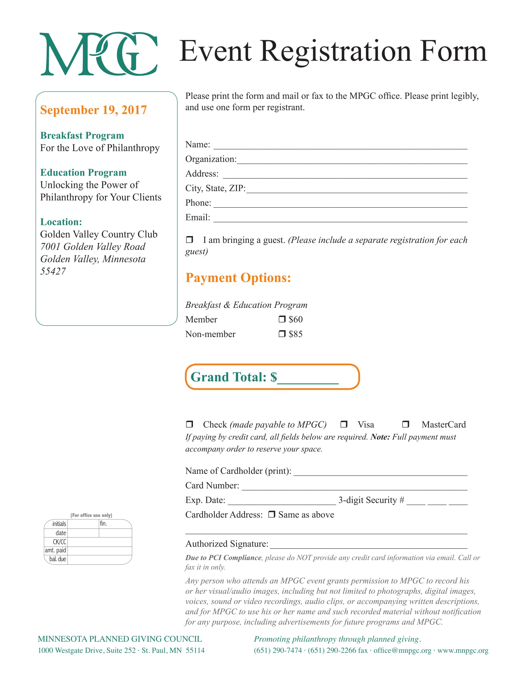 council event registration form 1