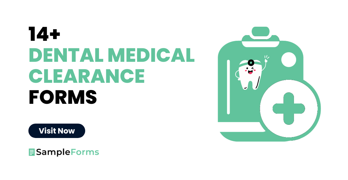 dental medical clearance form