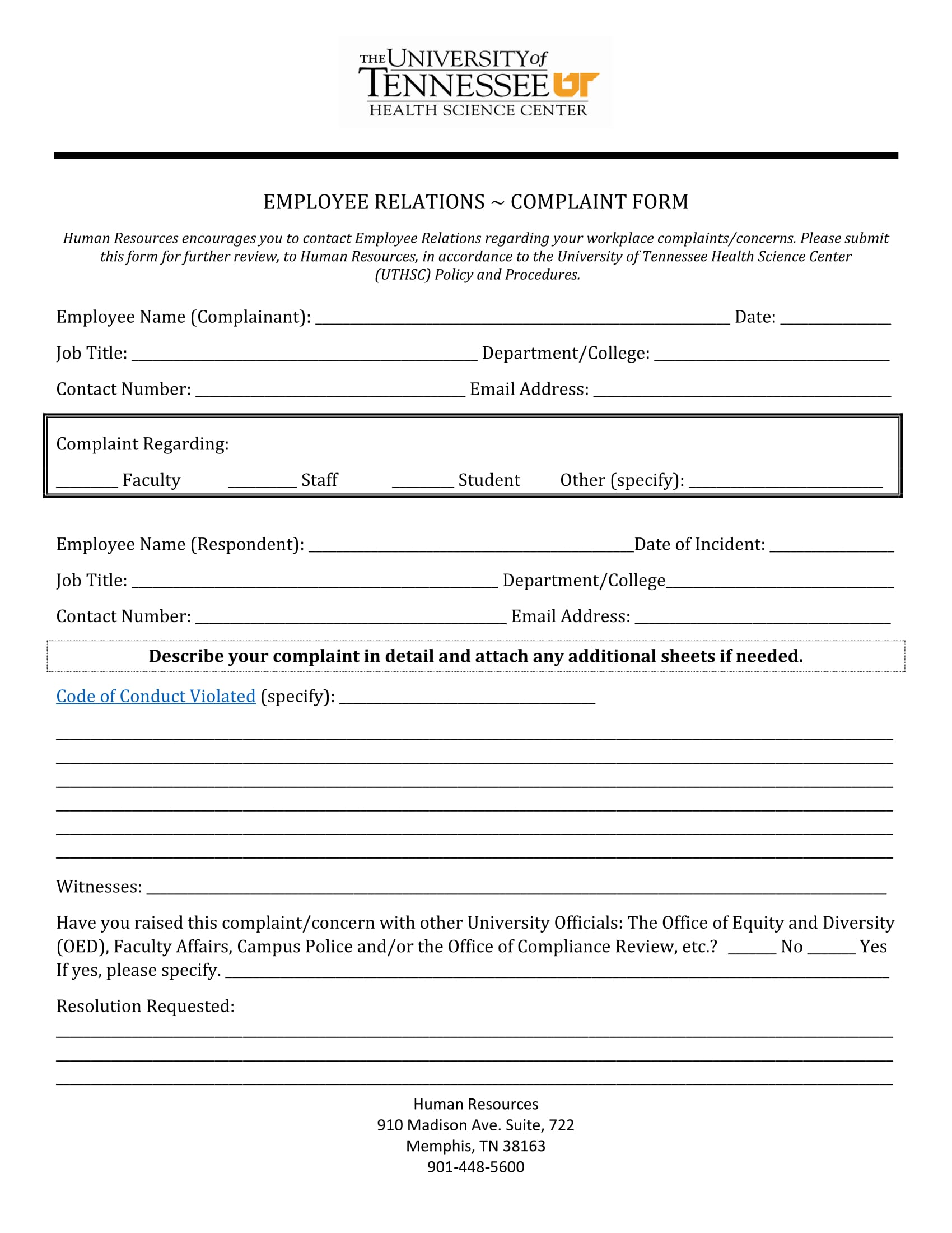 free-31-complaint-forms-in-pdf-ms-word-excel