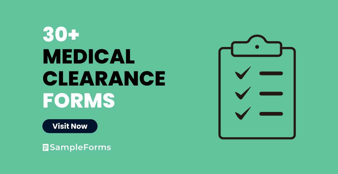 medical clearance form