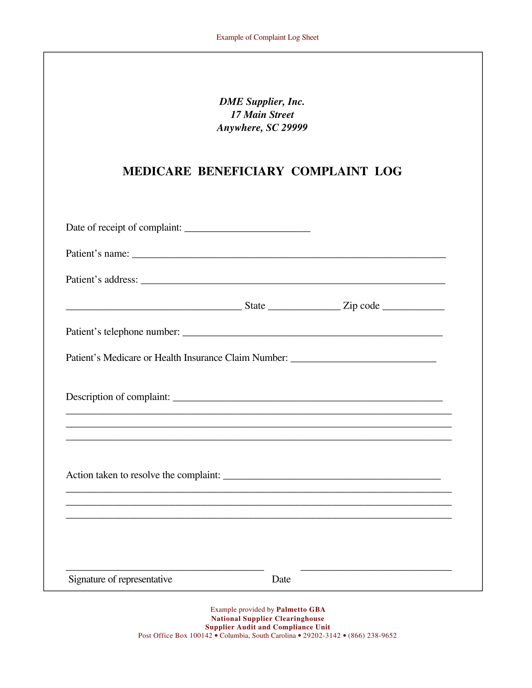 FREE 31+ Complaint Forms in PDF MS Word Excel