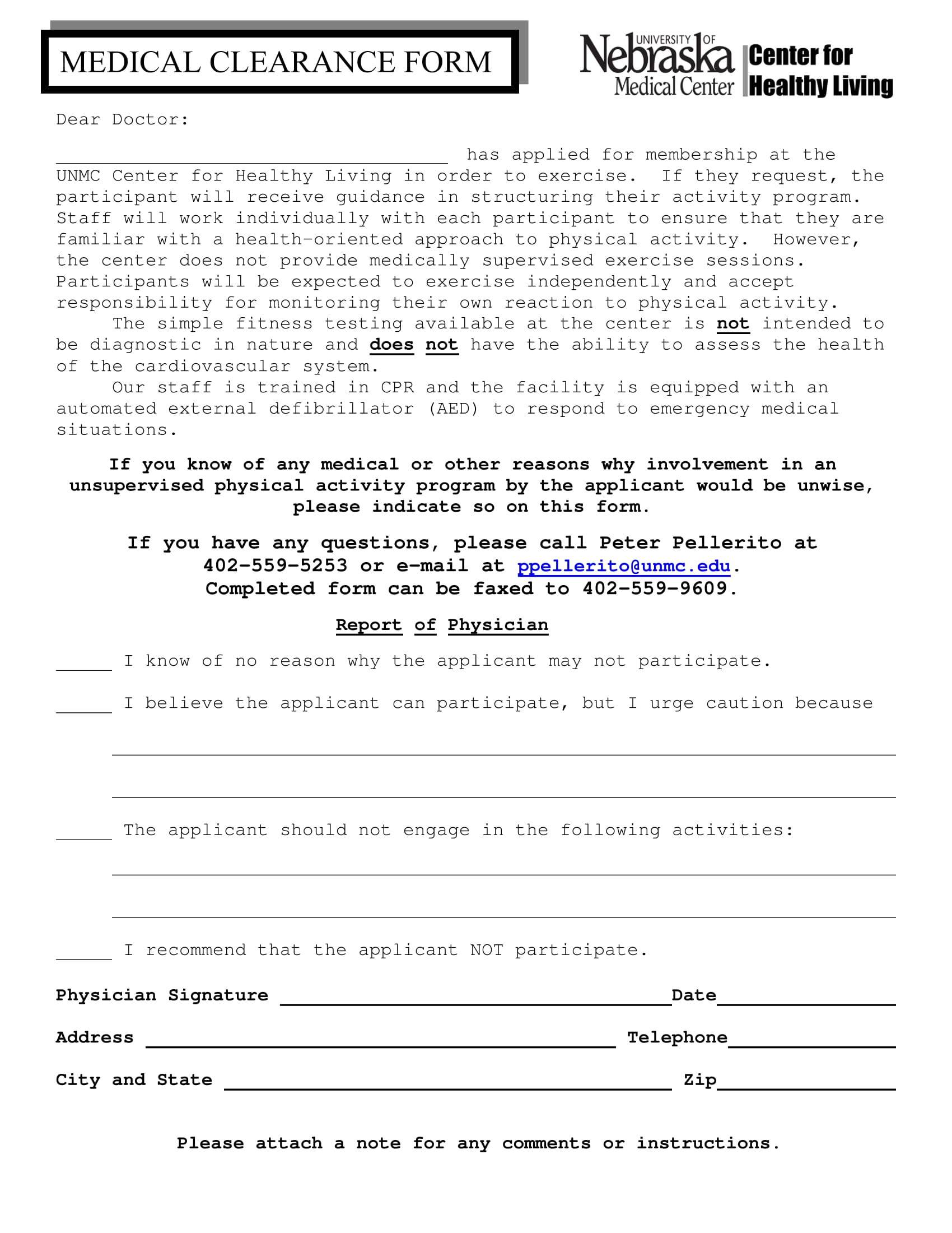 FREE 31+ Medical Clearance Forms in PDF | MS Word