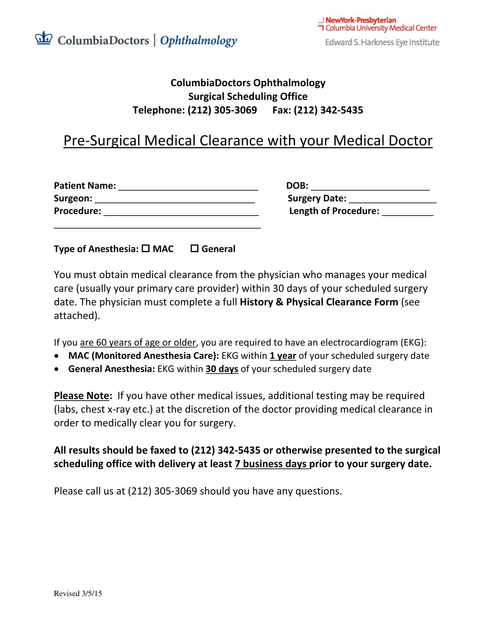 FREE 31+ Medical Clearance Forms in PDF | MS Word
