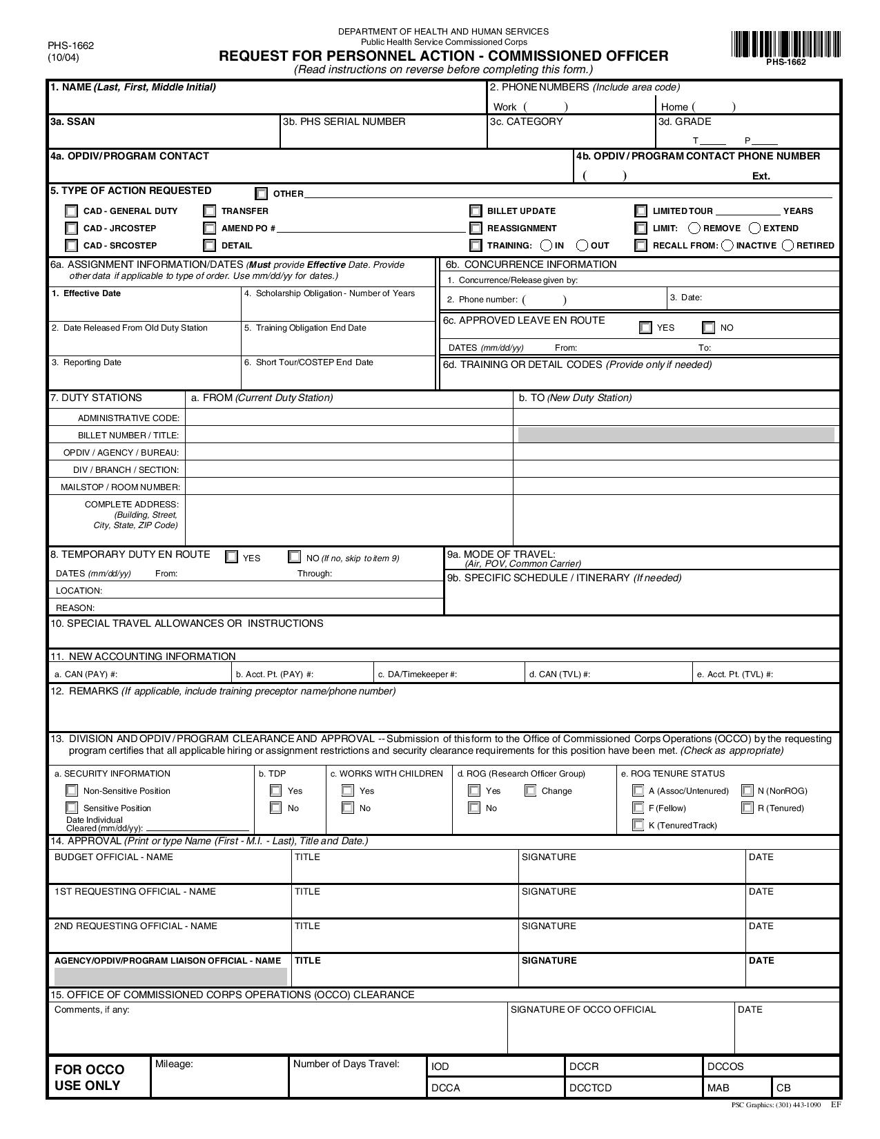 request form for peronnel action page 001