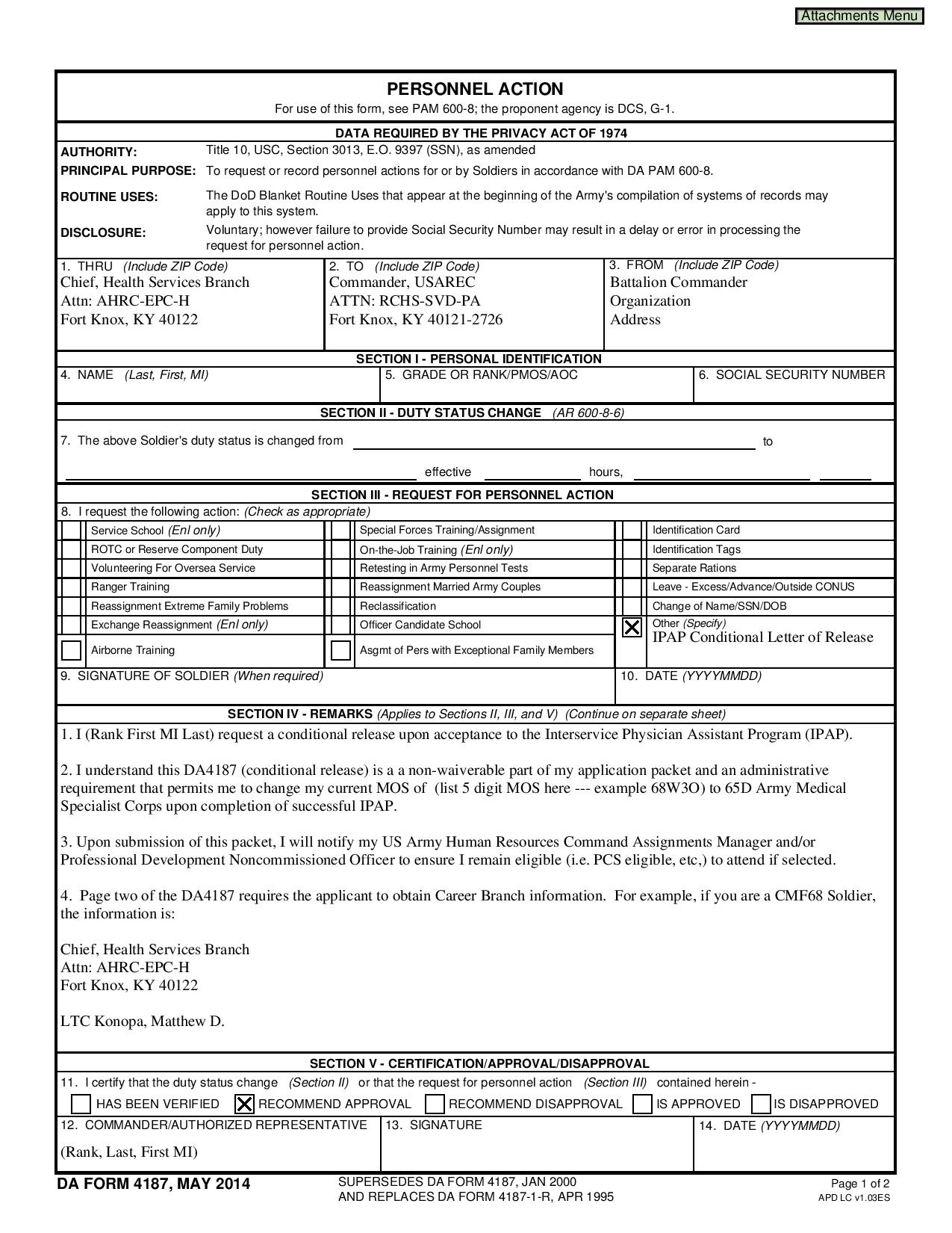 sample personnel action form page 001