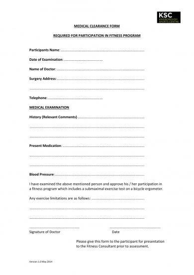 30-medical-clearance-forms-in-pdf-free-pdf-format-download