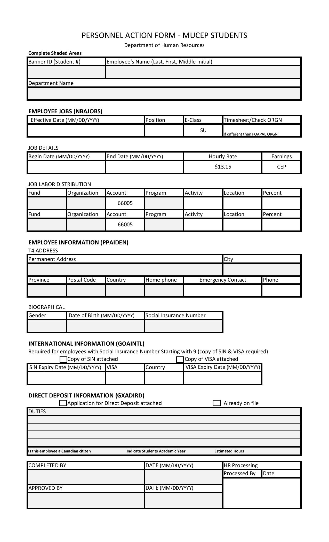 student personnel action form pdf page 001