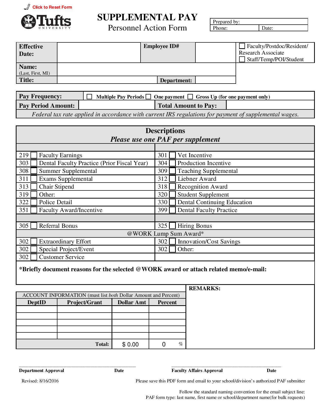 FREE 32+ Personnel Action Forms in PDF MS Word Excel