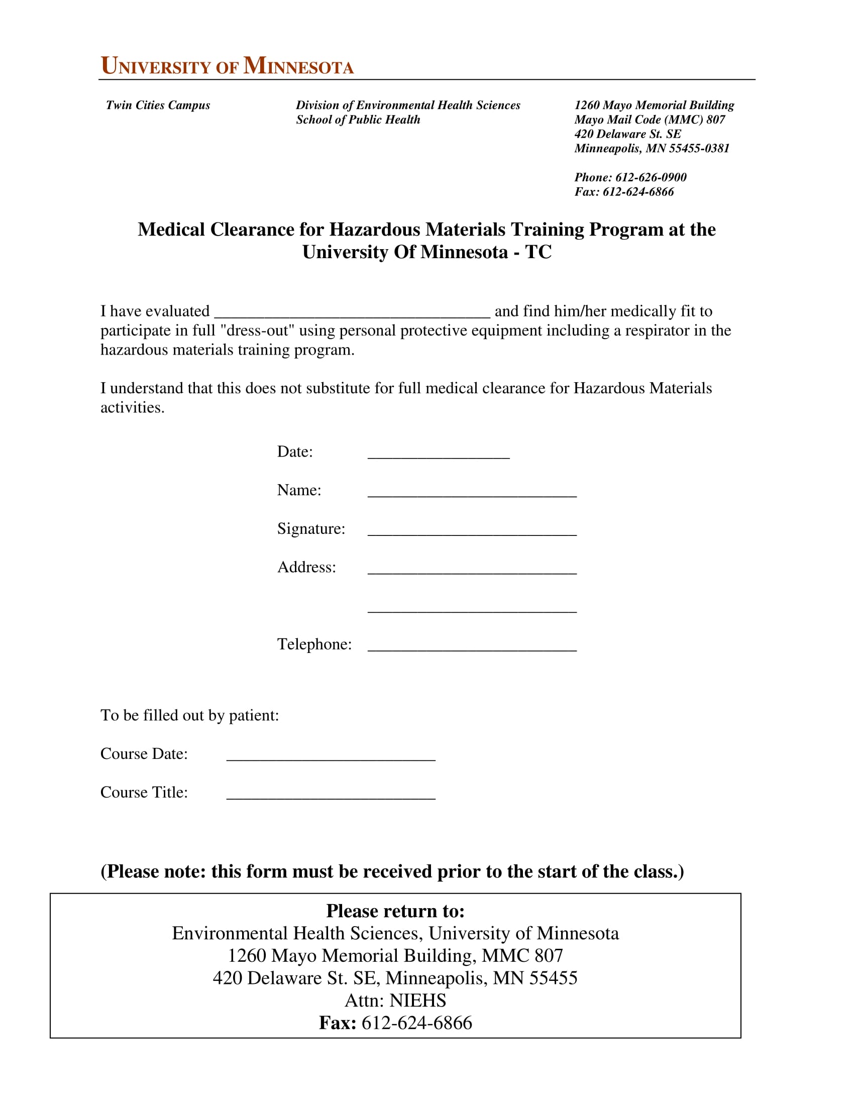 FREE 31+ Medical Clearance Forms in PDF | MS Word