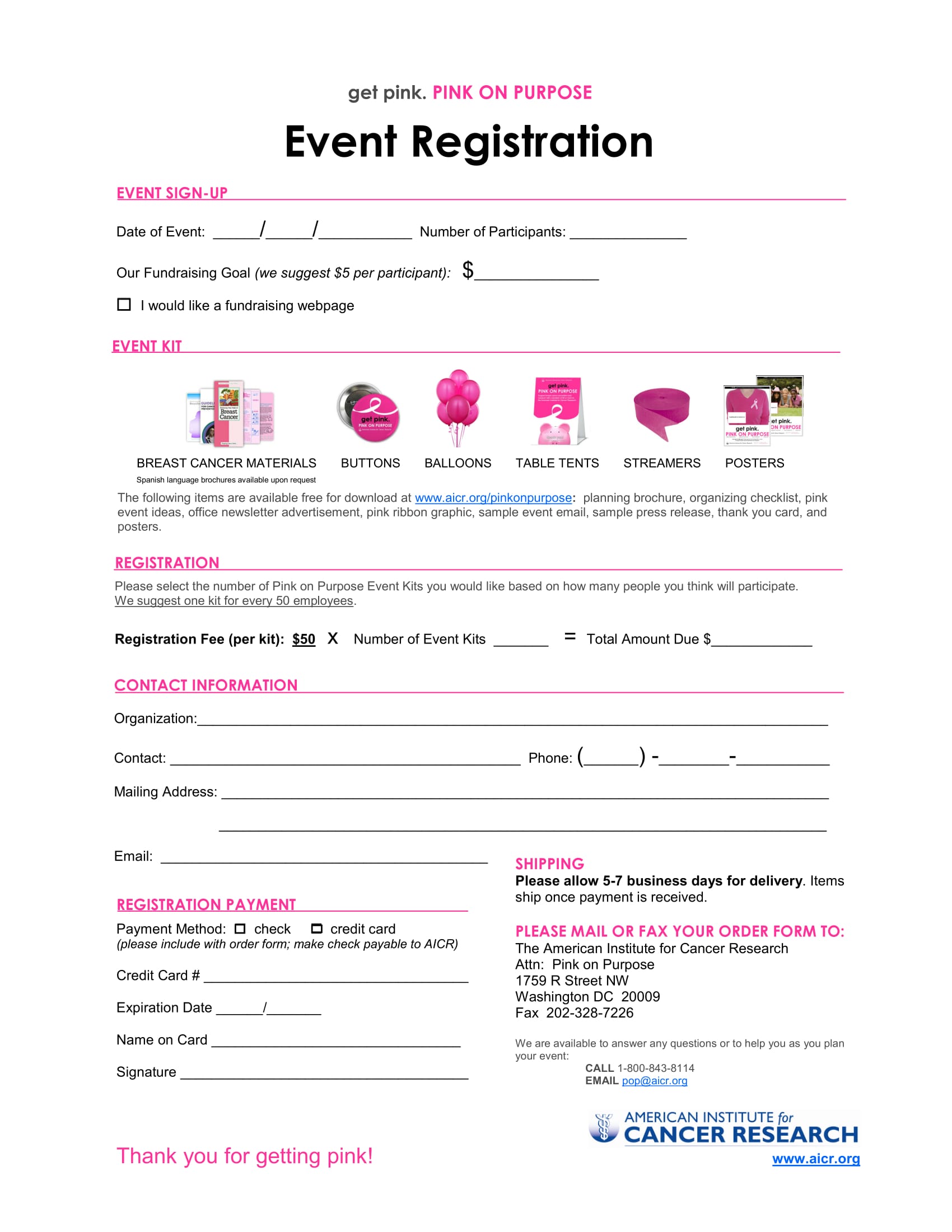 FREE 32+ Event Registration Forms in PDF | MS Word | Excel