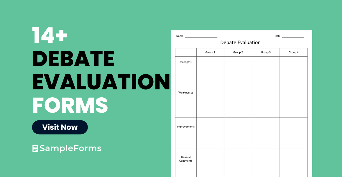 debate evaluation form